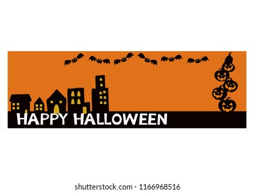 Banner of Jack O Lantern.Autumn material collection.
Material collection for Halloween.
Material of October.