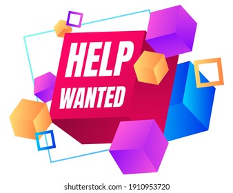 Banner Únete a nuestro equipo. Buscar empleados. Vacantes, agitación por trabajo. Altavoz con texto. Contratar a un empleado. Ofertas publicitarias, anuncios en redes sociales