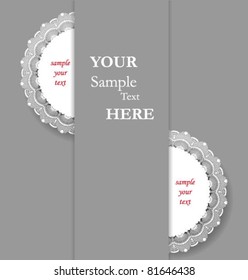 banner with laces