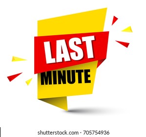 banner last minute