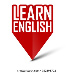 Banner Learn English Stock Vector (Royalty Free) 752398702 | Shutterstock