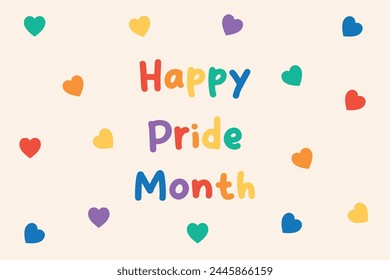 banner LGBT Pride Month. vector illustration