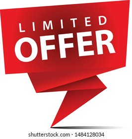 Banner Limited offer red Banner