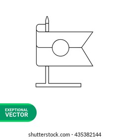 Banner line icon