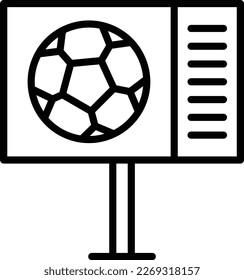 Banner Line Vector Icon Design