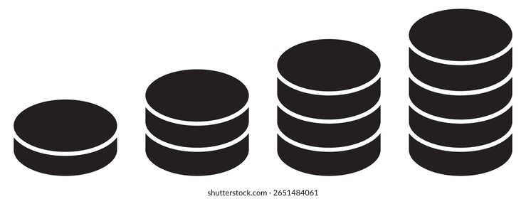 banner, lineal, sheet, icon sheet, software, white, computer, minimal, online, icon set, isolated, pictogram, website, editable, hdd, thin, background, cylinder, base, information system, storage, vec