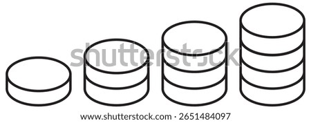 banner, lineal, sheet, icon sheet, software, white, computer, minimal, online, icon set, isolated, pictogram, website, editable, hdd, thin, background, cylinder, base, information system, storage, vec