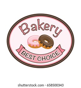 Banner, logo, label of the bakery