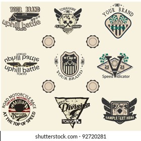 banner logo vintage