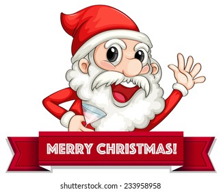 Banner of Merry Christmas message