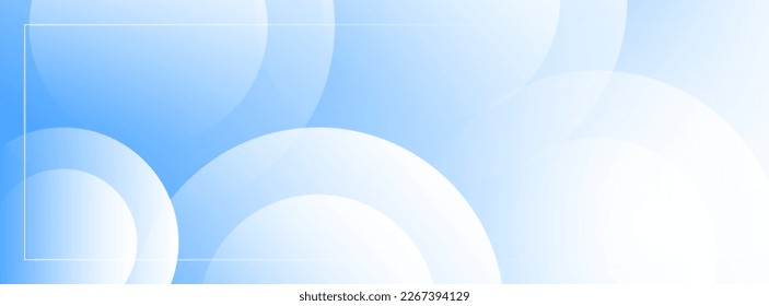 Banner fondo moderno .estilo geométrico, gradación de colores azul y blanco eps 10