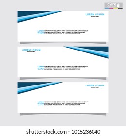 Banner Modern Template. Website Header Advertising background Design Vector