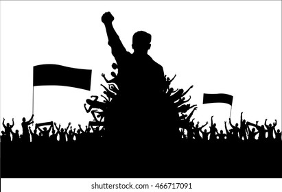 Banner for music concerts and sport championships