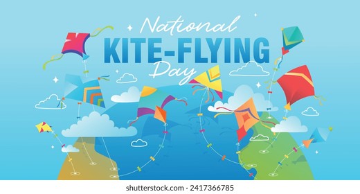 Banner für den National Kite Flying Day