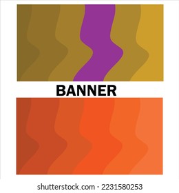 Banner nice design by illustrator