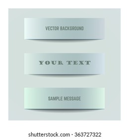 Banner on abstract light background
