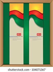 Banner on blackboard background,Vector