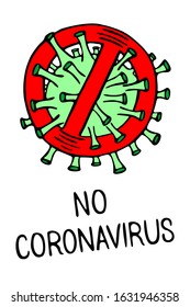Banner on the theme of the ncov Coronavirus 2019