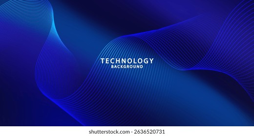 Banner to the online conference background. Web media event. Dynamic Background. Futuristic Poster for Corporate Meeting, Online Courses, Webinar, Seminar. Conference, Business Event Announcement.