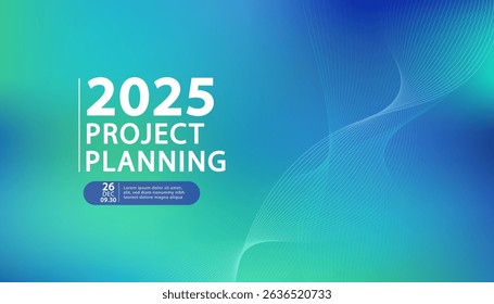 Banner to the online conference background. Web media event. Dynamic Background. Futuristic Poster for Corporate Meeting, Online Courses, Webinar, Seminar. Conference, Business Event Announcement.