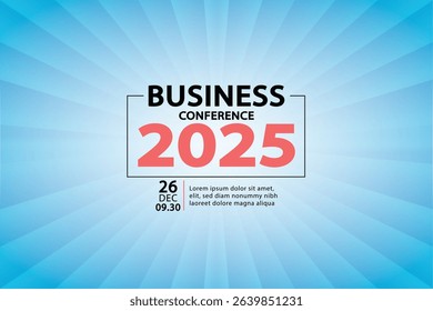 Banner to the online conference background. Web media event. Dynamic Background. Futuristic Poster for Corporate Meeting, Online Courses, Webinar, Seminar. Conference, Business Event Announcement.