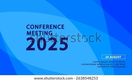 Banner to the online conference background. Web media event. Dynamic Background. Futuristic Poster for Corporate Meeting, Online Courses, Webinar, Seminar. Conference, Business Event Announcement.