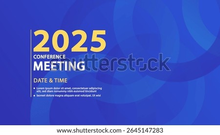 Banner to the online conference background. Web media event. Dynamic Background. Futuristic Poster for Corporate Meeting, Online Courses, Webinar, Seminar. Conference, Business Event Announcement.
