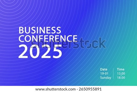 Banner the online conference background. Web media event. Dynamic Background. Futuristic Poster for Corporate Meeting, Online Courses, Webinar, Seminar. Conference, Business Event Announcement.