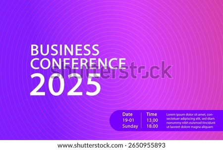Banner the online conference background. Web media event. Dynamic Background. Futuristic Poster for Corporate Meeting, Online Courses, Webinar, Seminar. Conference, Business Event Announcement.