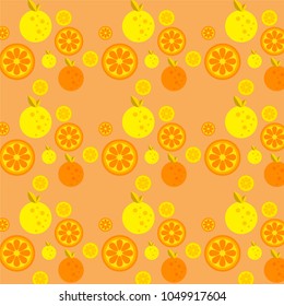 Banner orange hair banner Vector background beautiful tropical summer
