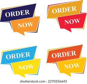 banner order now vector illustator