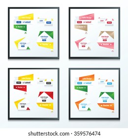 banner origami set