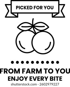 A banner with a picture of two oranges