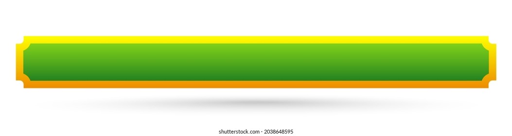 Banner, plaque shapes elements. Rectangle tags, labels