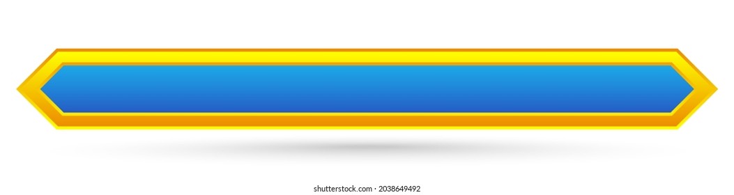 Banner, plaque shapes elements. Rectangle tags, labels