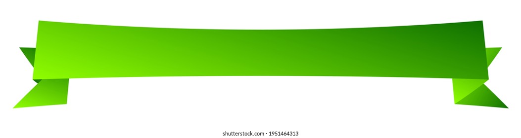Banner, placa o etiqueta, forma de etiqueta. Banner rectangular largo, oblong, cinta como elemento de promoción