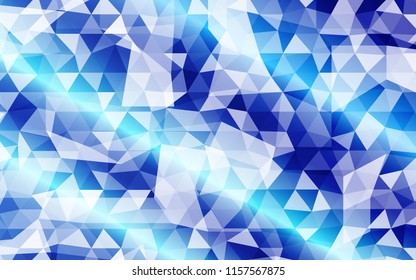 banner of polygonal elements. gradient triangles. Vector illustration. For design, presentations.