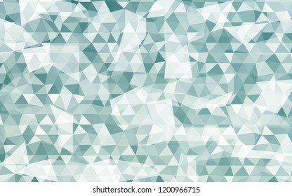 Banner of polygonal elements. Gradient triangles. Vector illustration. For design, presentations.