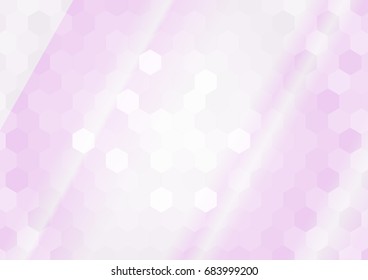 banner of polygonal elements. purple gradient hexagon. Vector illustration. For design, presentations