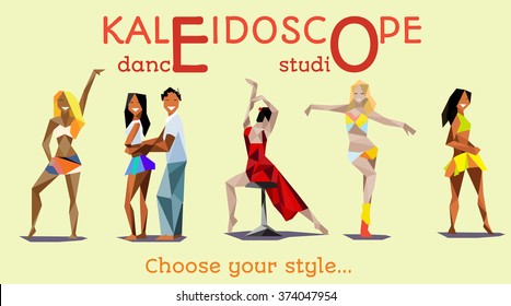 Banner, poster for dance studio