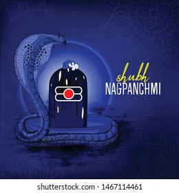 Banner or Poster for Happy Nag Panchami