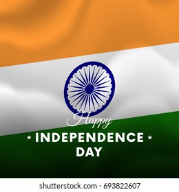 Banner Poster India Independence Day Celebration Stock Vector (Royalty ...