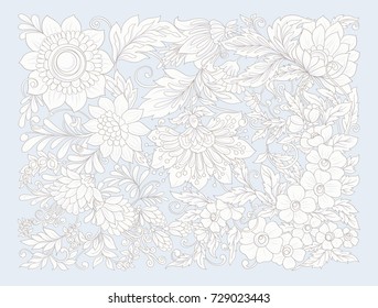 Banner, poster, invitation background with abstract decorative s