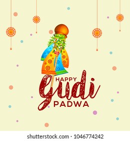 
Banner Or Poster of Occasion Gudi Padwa Celebration (Lunar New Year) Background.