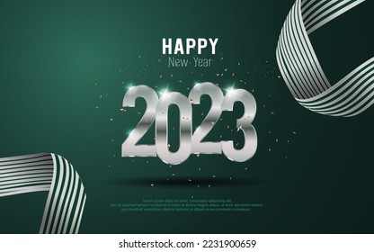 postal de afiche de pancarta para 2023