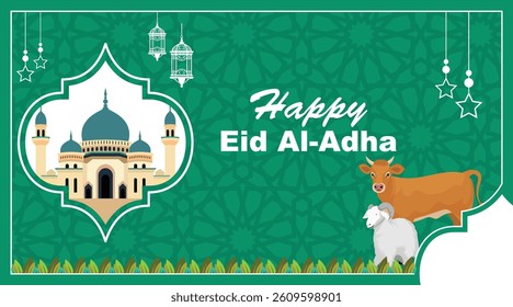 banner and poster template Happy Eid Al Adha