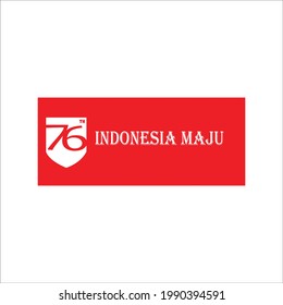Pancarta o cartel del festival del Día de la Independencia de Indonesia. Con notas Indonesia crece