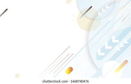 Banner poster triangle vector futuristic light minimal geometric white background