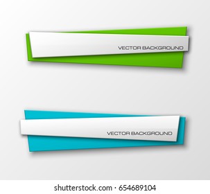 Banner presentation, vector ribbon information. Graphic composition business presentations. Four glossy banners strip your annotations. Four color sticker banner for registration of proposals ribbon