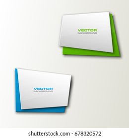 Banner presentation, vector shape information. Graphic shape composition business presentations. banners strip your annotations. Color sticker banner for registration of proposals ribbon